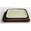 LARGE BUNDLE OF ASSORTED SIZE SERVING TRAYS