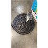 Image 3 : LOT OF KIDDIE POOL, FOLDING LOUNGE CHAIR, GARDEN FENCING AND WEIGHTED UMBRELLA STAND WITH BOLT