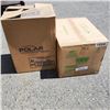 Image 1 : 2 BOXES OF NEW 400 TAKE OUT TRAYS AND 2000 DRINK CUPS