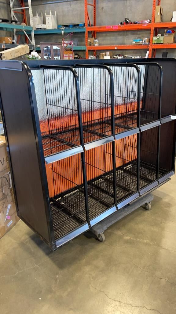 LARGE METAL RETAIL DISPLAY RACK