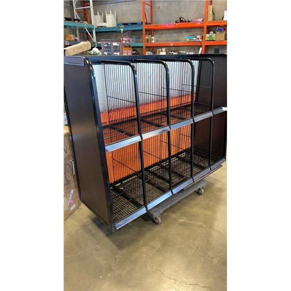 LARGE METAL RETAIL DISPLAY RACK