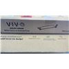 Image 3 : VIVO WHITE 43" X 24" ELECTRIOC DESK AND WHITE CLAMP ON KEYBOARD TRAY