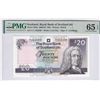 Image 1 : Scotland, Royal Bank of Scotland plc, 2007, 20 pounds, C/1 222050. PMG 65EPQ.