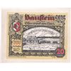 Image 1 : Germany Osterwieck-Harz, 1922, 20 Mark, LEATHER Notgeld. AU - UNC condition.