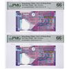 Image 1 : [Error] Hong Kong Government SAR, Lot of 2, 2003, $10, QC382919/ 384974 (Serial Number Error) & QC38