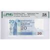Image 1 : Hong Kong, Bank of China Ltd., 2006, $20, ZZ332333. PMG 58. Replacement, almost Solid