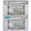 Image 2 : The Chartered Bank, Lot of 2, ND (1975) & 1975, $10, C6993179/ C8967264. PMG 67EPQ & 66EPQ.