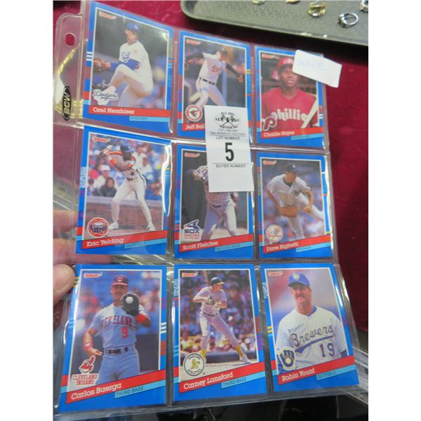 Donruss 91 Baseball Cards