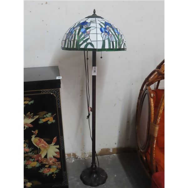 Leaded Glass Floor Lamp