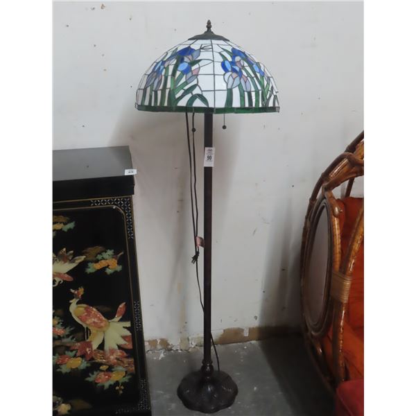 Leaded Glass Floor Lamp