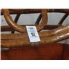 Image 2 : Rattan Bamboo Swivel Loveseat w/Footrest