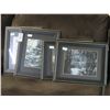 Image 1 : Framed Ship and Floral Scene Photos (4) - 17" x 14"
