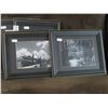 Image 3 : Framed Ship and Floral Scene Photos (4) - 17" x 14"