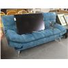 Image 3 : Contemporary Blue Futon Sofa