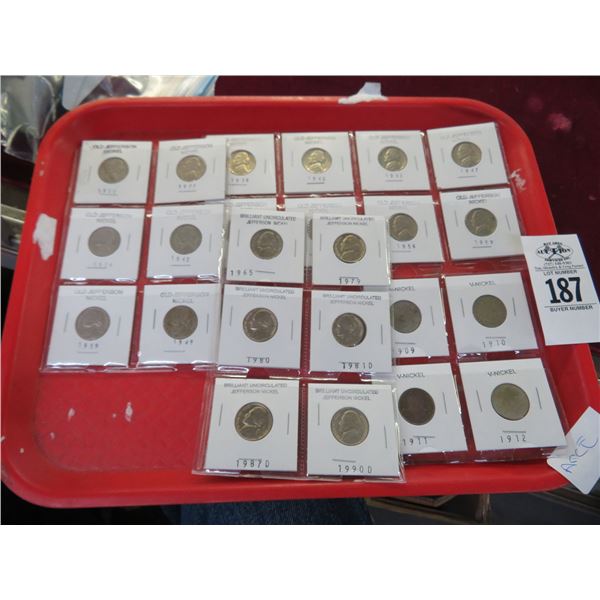 Tray of Asst. Coins and Collectibles