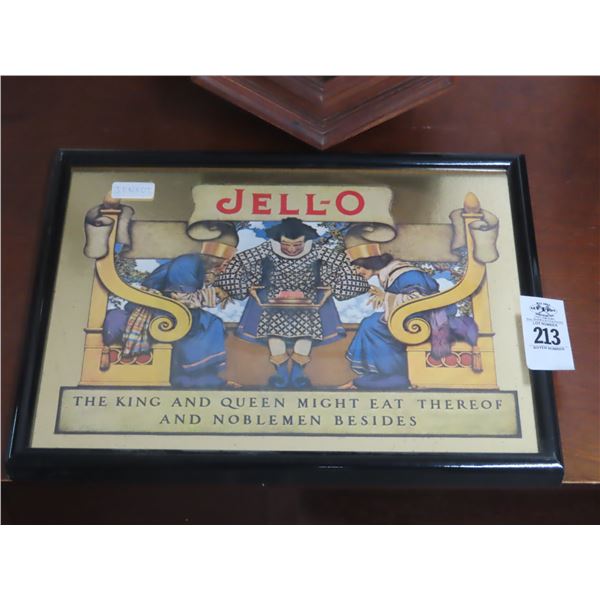 Framed Jello King and Queen Foil Sign - 17" x 13"