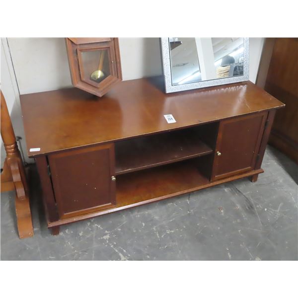 Mahogany 2 Door TV Console