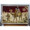 Image 1 : Framed East Indian Camel Tapestry - 75" x 51"