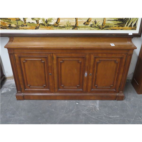 Mahogany 3 Door Buffet Cabinet