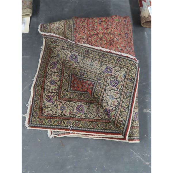 Floral Motif Area Rug