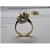 Image 3 : 14K Two Tone gold Diamond Ring w/14 Round Cut Diamonds 7.7g