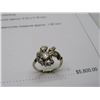 Image 2 : 14K WG Diamond Ring w/One European Round Cut Diamond and 11