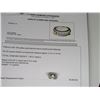 Image 1 : Platinum w/18K YG Diamond Band w/6 Square Cut Diamonds 11.5g -