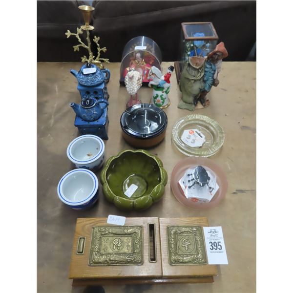 Lot of Ceramic and Brass Décor