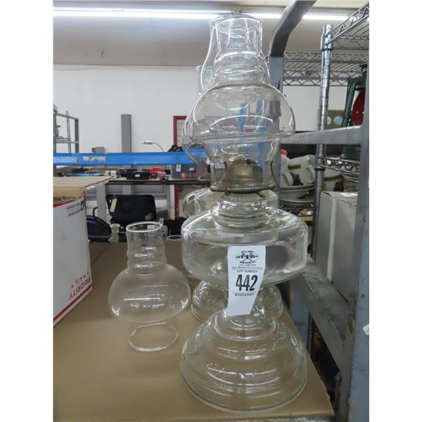 Glass Oil Lamps (3)