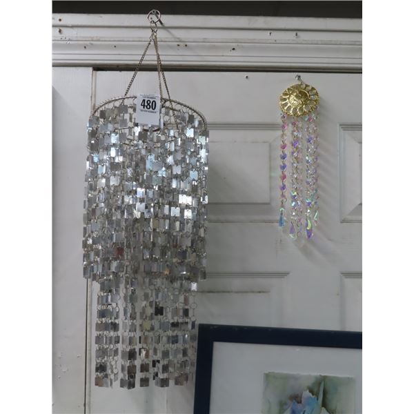 Ornate Chandelier, Crystal Wind Chime