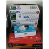 Image 1 : Phillips 90W Light Bulbs, Sony DVD