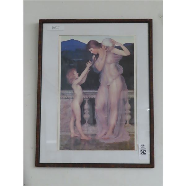 Nude Mother/Daughter Art - 18  x 24 