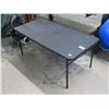 Image 1 : Black 4' Banquet Table