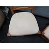 Image 3 : Qty 2 Pottery Barn Wooden Chairs w/ Upholstered Seats 19"x16"x36"H