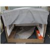 Image 1 : KidKraft Outdoor Playhouse w/ Roll-Up Sides & Sun Shade Cover 56" x 49" x 45"H