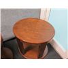 Image 6 : Qty 2 Oval Wooden End Tables T540-6 27" x 25" x 27"H