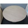 Image 2 : Restoration Hardware Round Wooden Table w/ Metal Pedestal Base 42" Dia, 30"HRestoration Hardware Rou