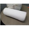 Image 2 : Qty 4 Cylinder Bolster Pillows w/ Removable Covers 9" Dia, 21"H