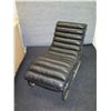 Image 2 : Restoration Hardware Leather Chair, 23½"W x 45¼"D x 33¾"H, Seat Ht 18"