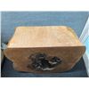 Image 4 : Wooden Tree Trunk Table w/ Live Edge Center 37"x15"x35"H