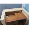 Image 10 : Wooden Reception Desk w/ Rear Drawers & White Top 47"x31"x45"H