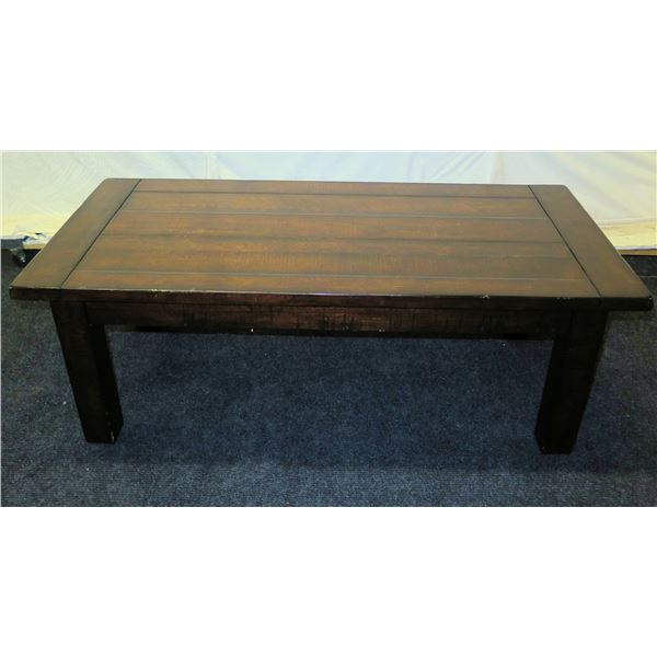 Pottery Barn Wooden Coffee Table 50"x24"x18"H