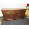 Image 2 : Emerald Home Furnishings Wooden Sideboard w/ Drawers & Cabinet 76" x 18" x 36"H