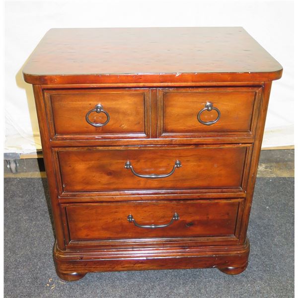 Bernhardt Furniture Co. 322-229 Wooden Nightstand w/ 3 Drawers 28" x 20" x 30"H