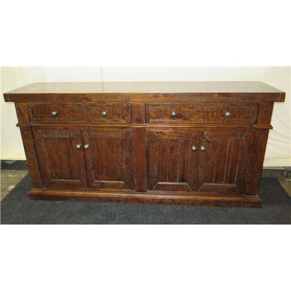 Emerald Home Furnishings Wooden Sideboard w/ Cabinets & Drawers 76" x 18" x 36"H