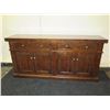 Image 1 : Emerald Home Furnishings Wooden Sideboard w/ Cabinets & Drawers 76" x 18" x 36"H
