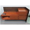 Image 1 : Wooden Desk Component w/ 4 Drawers 54" x 18" x 30"H