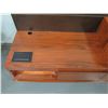 Image 3 : Wooden Desk Component w/ 4 Drawers 54" x 18" x 30"H