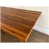 Image 8 : Large Hardwood Table 92" x 45" x 2.5" Thick (Two Bases are Not Attached)