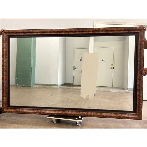 Very Large Framed Mirror 92" x 57" x 2.25"